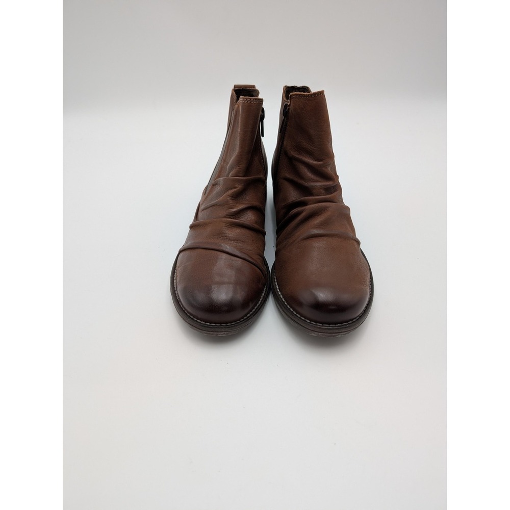 Josef‎ Seibel Boots Womens Size 6.5 Brown Leather Chelsea Ankle Comfort Booties - Picture 3 of 7